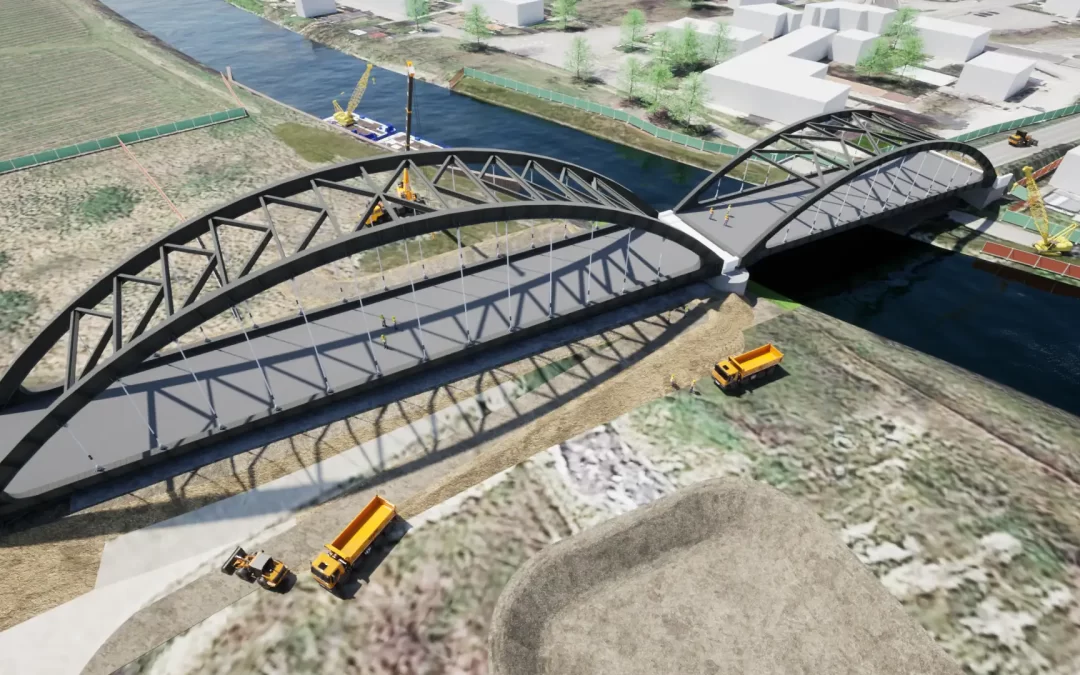 Nuovo ponte Valpagliaro Idrovia Ferrarese
