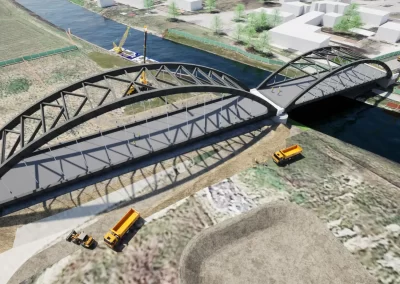 Nuovo ponte Valpagliaro Idrovia Ferrarese