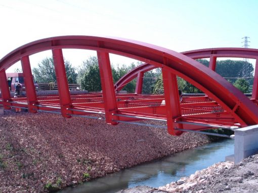 Nuovo Ponte sul Fiume Muson Padova