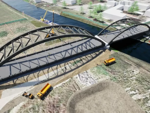 Nuovo ponte Valpagliaro Idrovia Ferrarese