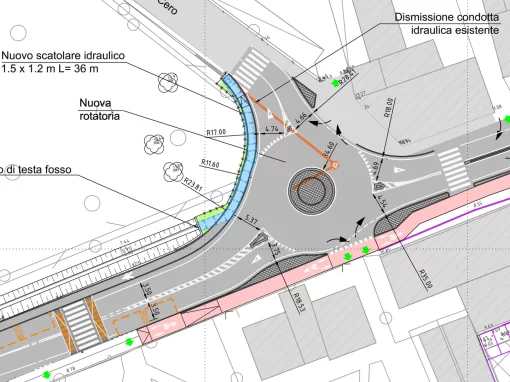 Nuova Rotatoria via Dei Colli Padova